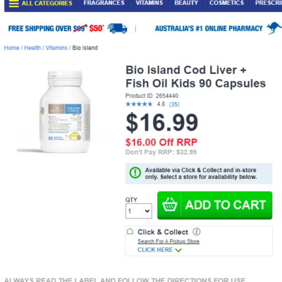 Bio Island Cod Liver Chemis