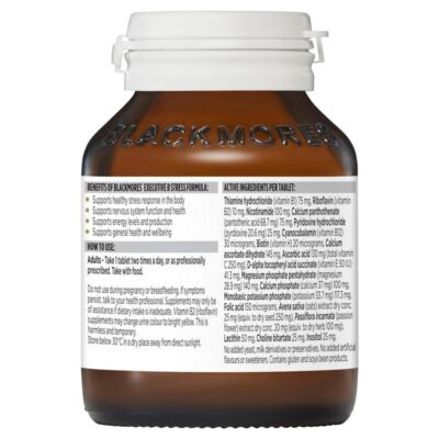 Blackmores Executive B Stress Formula - Giảm Stress, Căng Thẳng 3 Blackmores Executive B Stress 62 Vien 1