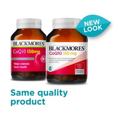 Viên Uống Hỗ Trợ Tim Mạch Blackmores Coq10 150Mg 30 Viên - Mẫu Mới 2 Coq10 150Mg New Look Label Zoom