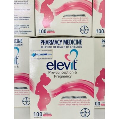 Elevit Pre-Conception &Amp; Pregnancy - Thuốc Elevit Bà Bầu Của Bayer Úc 100 Viên Mẫu Mới 2 Elevit 2