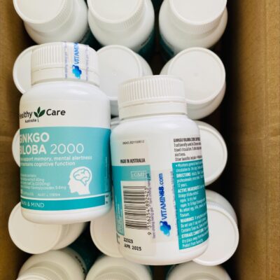 Viên Uống Bổ Não Healthy Care Ginkgo Biloba 2000Mg - Hàng Úc 100 Viên 5 Healthy Care Ginkgo Biloba 2000Mg