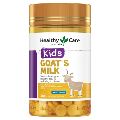 Healthy Care Kids Goat Milk Vanilla Flavour 300 Tablets 1 3000x