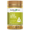 Viên Uống Hỗ Trợ Thải Độc Phổi Healthy Care Original Lung Detox 180 Viên Hàng Úc - Mẫu Mới 6 Healthy Care Liver Detox 100 Capsules 2