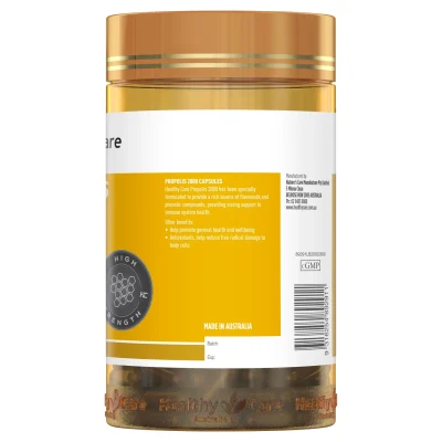 Healthy Care Propolis 2000 200 Capsules 1 4 3000x