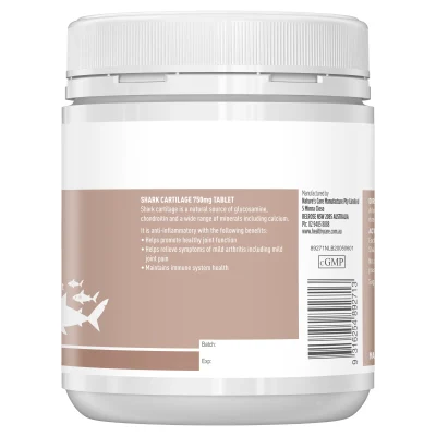 Healthy Care Shark Cartilage 750Mg 200 Tablets 4 3000X