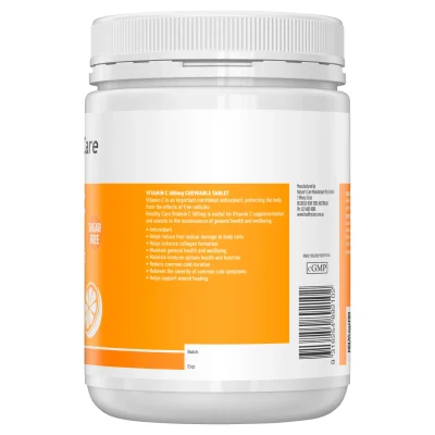 Healthy Care Vitamin C 500mg 500 Tablets 4 3000x