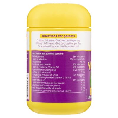 Kẹo Vita Gummies Rau Củ Nature'S Way Cho Bé Bổ Sung Multi Vitamin + Rau Củ (60 Viên) 3 Keo Gummy Rau Cu 1