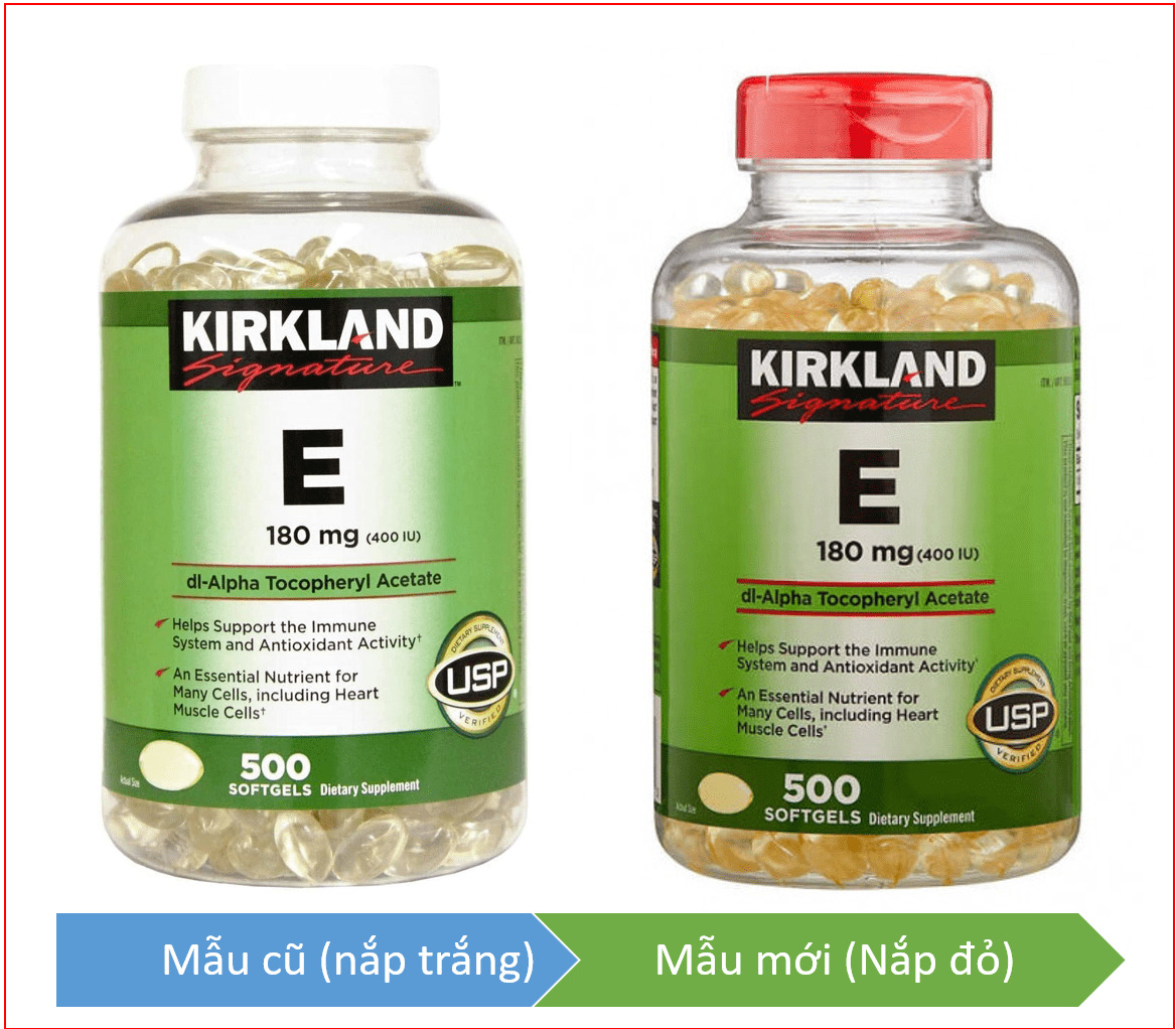 Kirkland Vitamin E 400 IU MauMoi 1