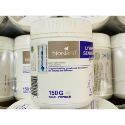 Bio Island Lysine Starter For Kid - Bột Tăng Chiều Cao Cho Bé Dưới 6 Tuổi - Hàng Úc 150G Mẫu Mới 2 Lysine Starter For Kid 1