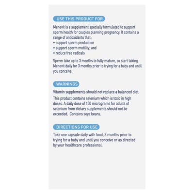 Menevit Elevit Bayer 1