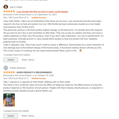 Milk Thistle 1000Mg Puritan Pride 180 Vien Review