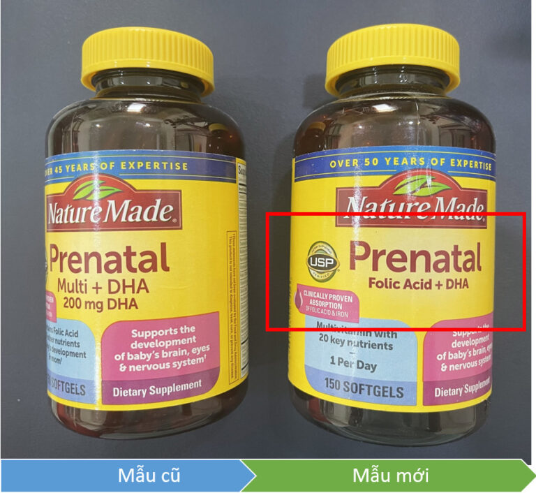 Cách phân biệt thuốc prenatal multi dha giả và thật