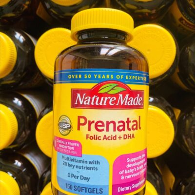 Nature Made Prenatal Multi Dha - Vitamin Tổng Hợp Cho Bà Bầu - 150 Viên - Hàng Mỹ (Mẫu Mới) 1 Nature Made Prenatal Multi Dha.png