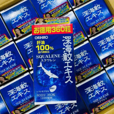 Sụn Vi Cá Mập Squalene Orihiro, Giúp Bổ Xương Khớp 360 Viên, Hàng Nhật - Mẫu Mới 2 Sun Nhat 2