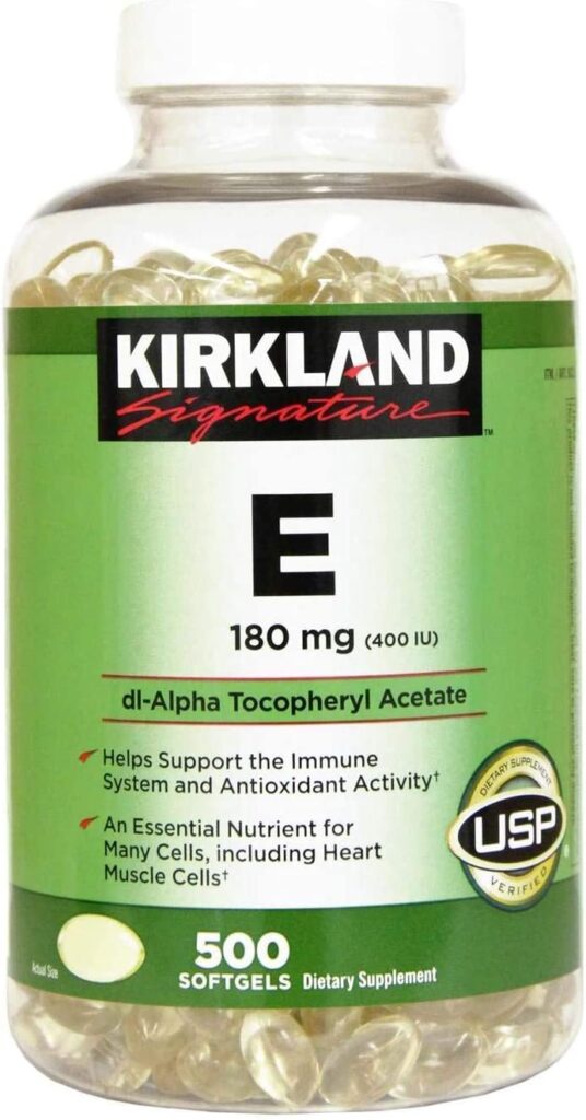 Vitamin E 400 Iu 500 Viên Kirkland Của Mỹ 5 Vitamin E 400Iu 500 Vien Kirkland My
