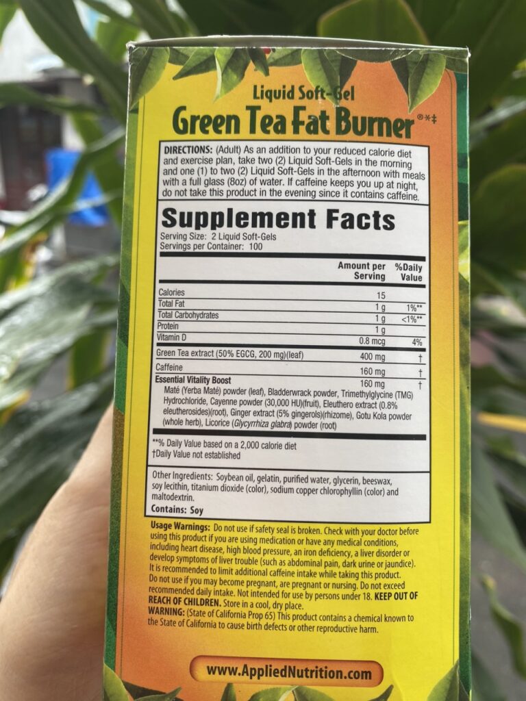 Viên Hỗ Trợ Giảm Cân Từ Trà Xanh Green Tea Fat Burner 400Mg 200 Viên, Hàng Mỹ 9 Giam Can Tra Xanh 3