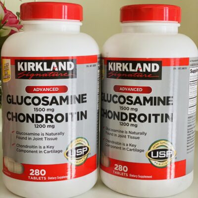 Glucosamine 1500Mg &Amp; Chondroitin 1200Mg- Viên Uống Hỗ Trợ Chữa Đau Nhức Thoái Hóa Xương Khớp 280 Viên, Hàng Mỹ - Mẫu Mới 2 Glu 280Vien 3