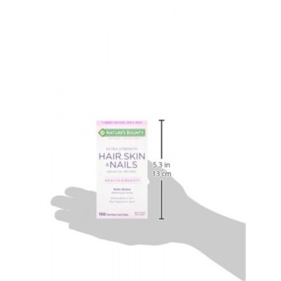 Vitamin Làm Đẹp Da, Tóc, Móng Hair Skin And Nails Natures Bounty 150 Viên 1 Hair Skin Nails Natures Bounty 150 3
