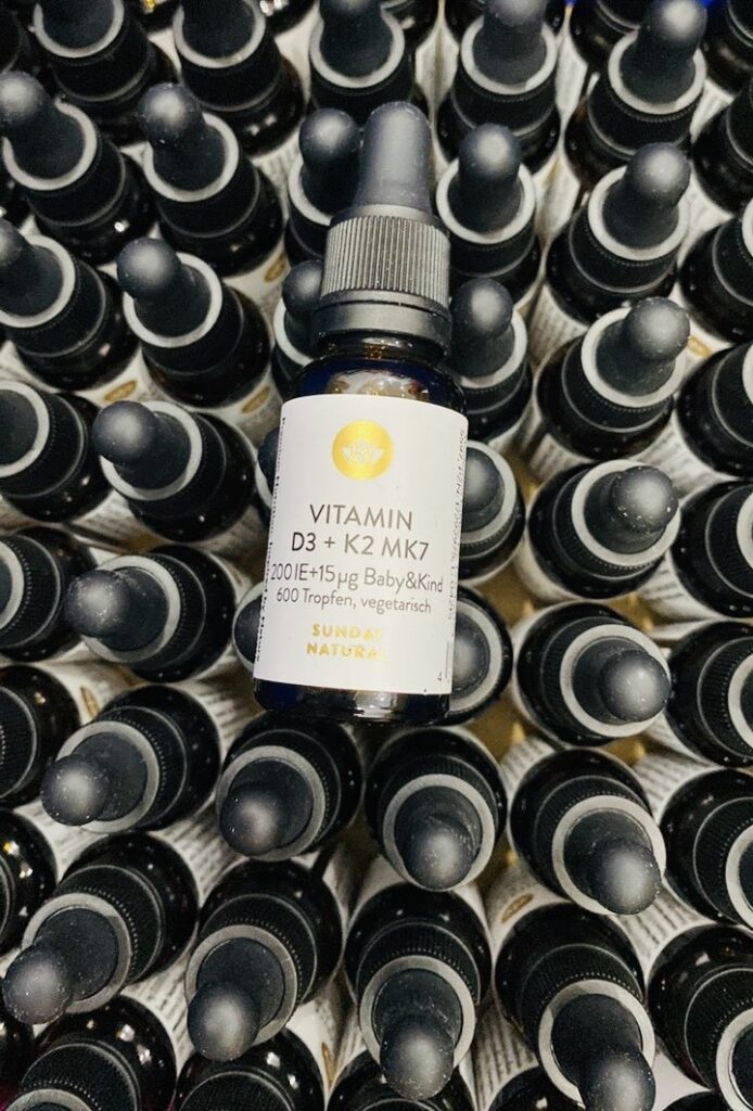 Vitamin D3 K2 Mk7 200Ie Natural - Giúp Tăng Chiều Cao Cho Bé, Hàng Đức 9 Mk2