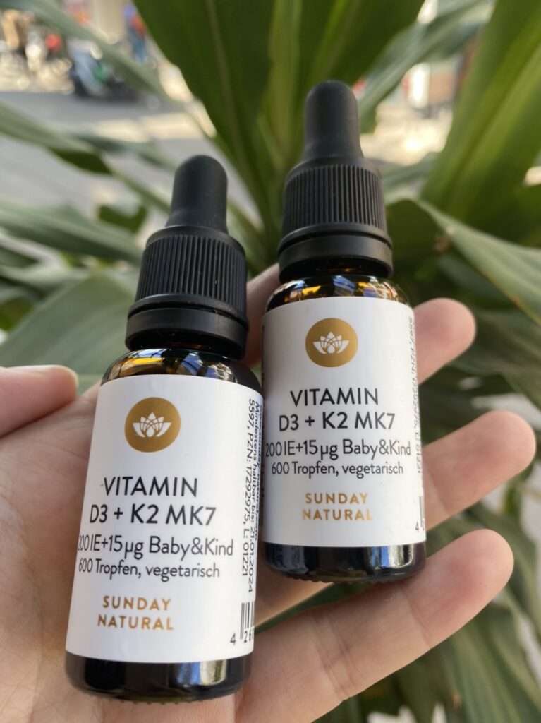 Vitamin D3 K2 Mk7 200Ie Natural - Giúp Tăng Chiều Cao Cho Bé, Hàng Đức 10 Mk7