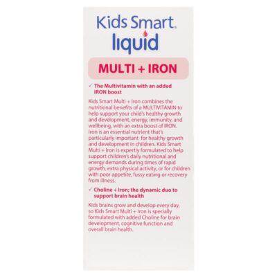 Nature'S Way Kids Smart Multi Iron Liquid - Siro Vitamin Tổng Hợp + Sắt Cho Bé 200Ml - Hàng Úc 6 Nature S Way Kids Smart Multi Iron Liquid Ho Tro Tang De Khang 1