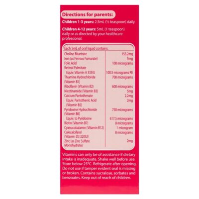 Nature'S Way Kids Smart Multi Iron Liquid - Siro Vitamin Tổng Hợp + Sắt Cho Bé 200Ml - Hàng Úc 4 Nature S Way Kids Smart Multi Iron Liquid Ho Tro Tang De Khang 3