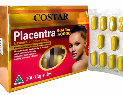Nhau Thai Cừu Costar Placenta Gold Plus 50000Mg 100 Viên - Hàng Úc 2 Ntc 50 2