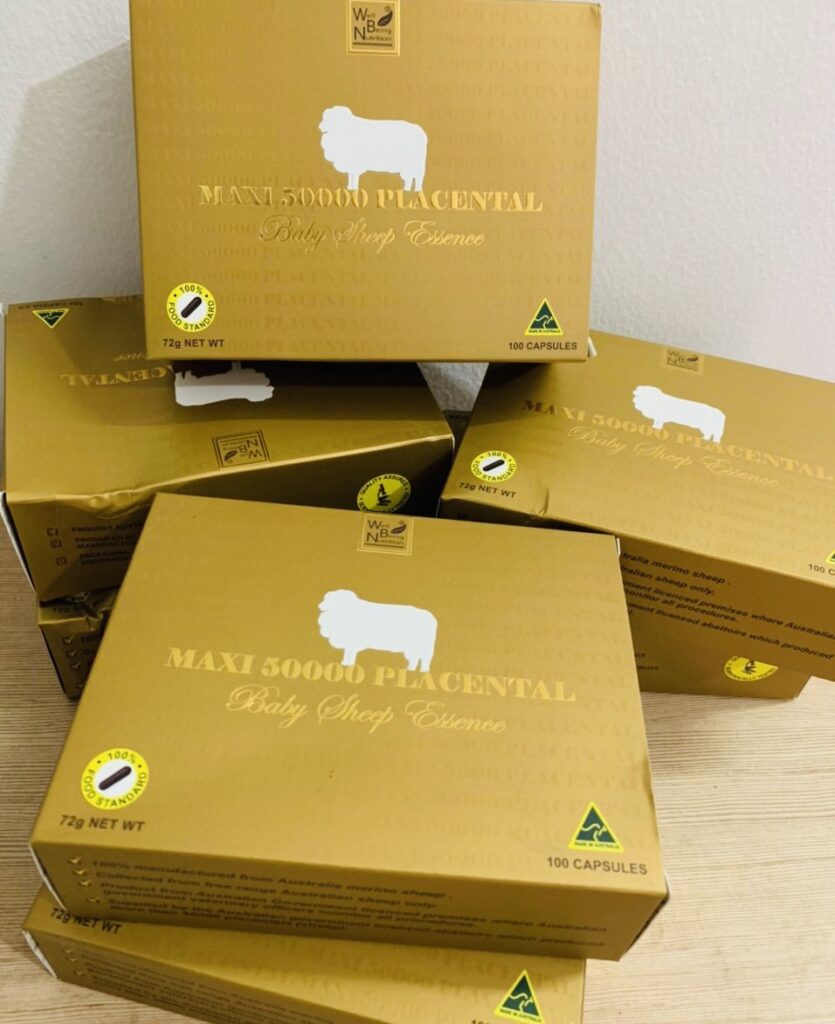 Nhau Thai Cừu Maxi 50000 Placental 100 Viên Hàng Úc 11 Ntc Maxi 2