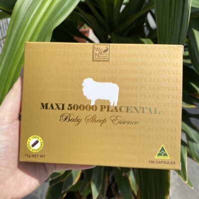 Nhau Thai Cừu Maxi 50000 Placental 100 Viên Hàng Úc 1 Ntc Maxi 3