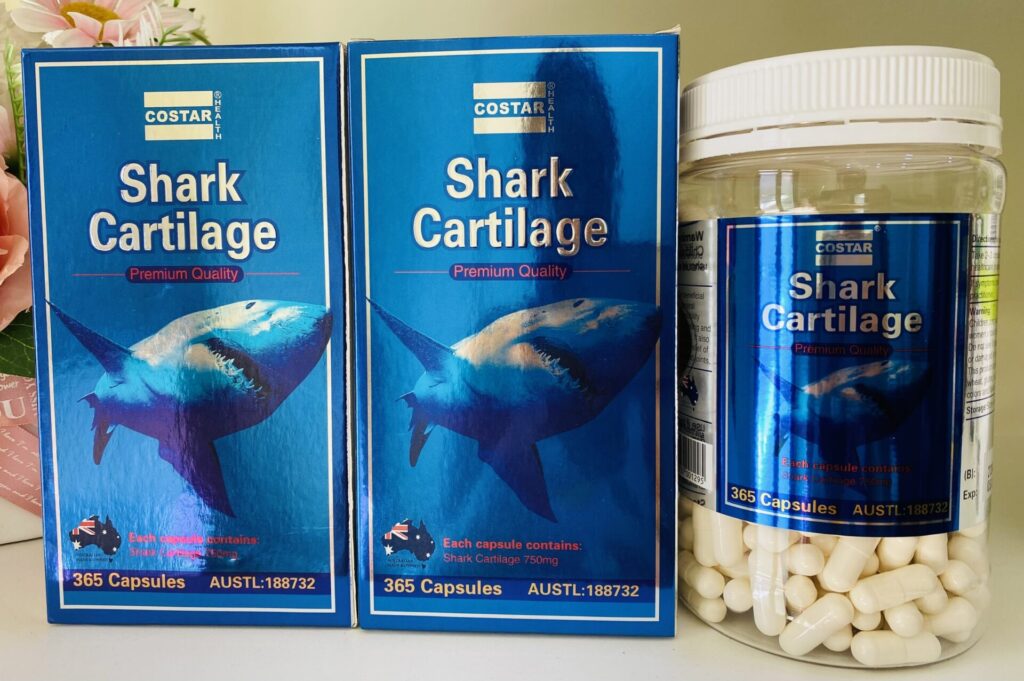 Sụn Vi Cá Mập Costar Blue Shark Cartilage 750 Mg X 365 Viên Giúp Bổ Xương Khớp, Hàng Úc 8 Sun Costar Mm