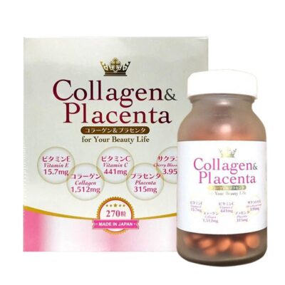 Viên Uống Collagen Placenta 5 In 1 Cao Cấp Của Nhật Bản 2 Vien Uong Collagen Placenta 5 In 1 Cao Cap Cua Nhat Ban 1