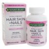 Vitamin Làm Đẹp Da, Tóc, Móng Hair Skin And Nails Natures Bounty 150 Viên 1 Vien Uong Hair Skin Nails Natures Bounty 150 1