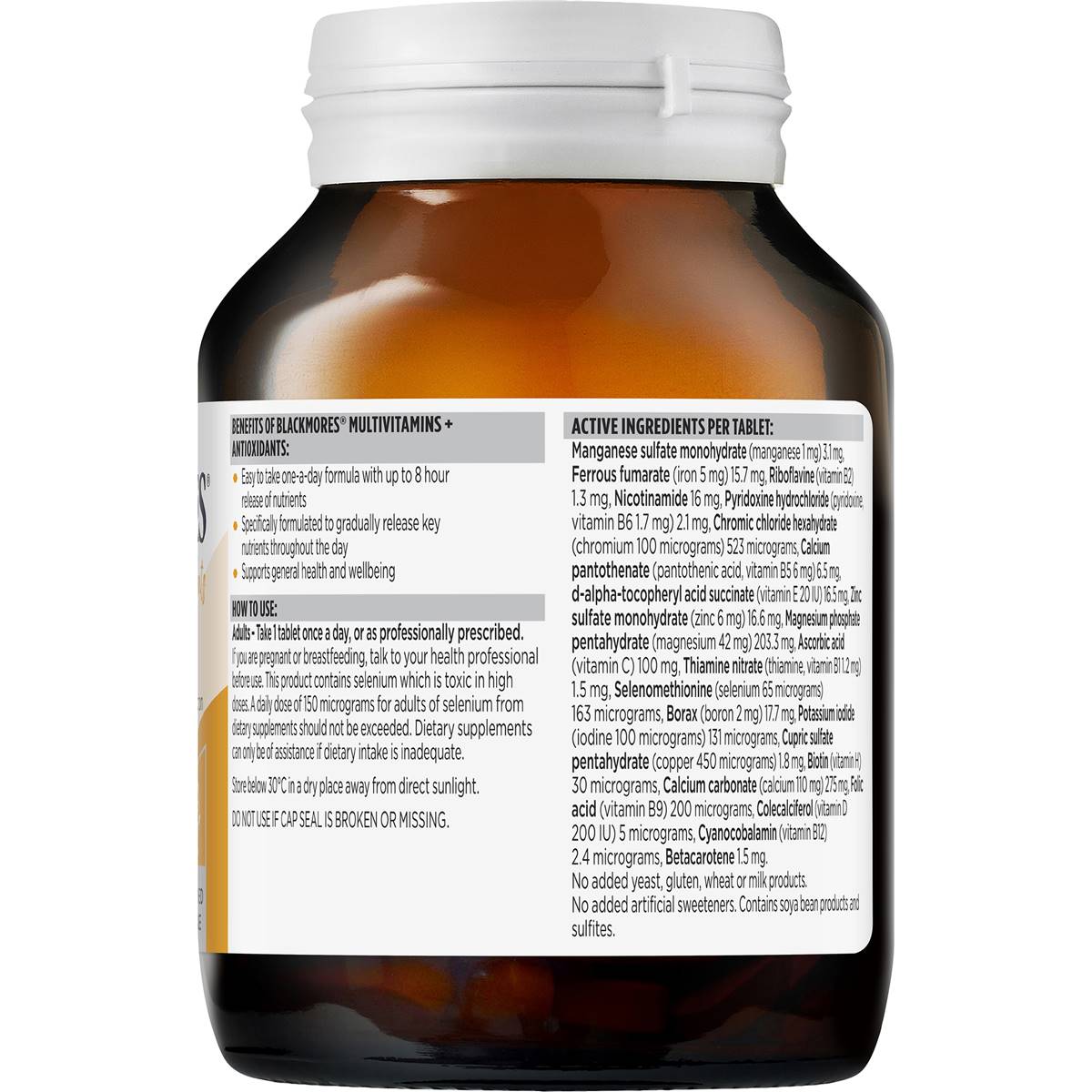 Blackmores Multivitamins Antioxidants 4