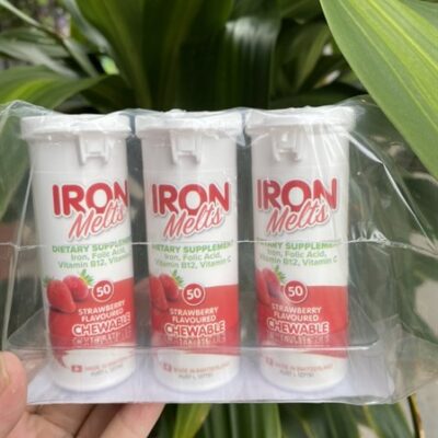 Iron Melts Nz - Viên Bổ Sung Sắt, Acid Folic, Vitamin B12 Và Vitamin C, 50 Viên 5 Iron Melts Vien Bo Sung Sat Acid Folic Vitamin B12 Va Vitamin C 3 1