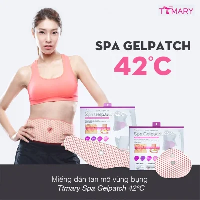 Miếng Dán Tan Mỡ Bụng Hàn Quốc Spa Gel Patch 42°C 4 Mieng Dan Tan Mo Vung Bung Ttmary Spa Gelpatch