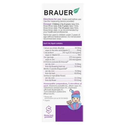 Brauer Baby &Amp; Child Cold &Amp; Flu 100Ml - Siro Trị Cảm Cúm Brauer Cho Bé 2 Brauer Baby Child Cold Flu 100Ml 3