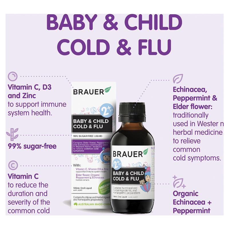 Brauer Baby Child Cold Flu 100ml 5