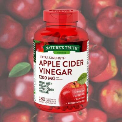 Viên Giấm Táo Hữu Cơ Nature’s Truth Apple Cider Vinegar 1200Mg 180 Viên 4 Natures Truth Apple Cider Vinegar 2