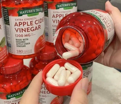 Viên Giấm Táo Hữu Cơ Nature’s Truth Apple Cider Vinegar 1200Mg 180 Viên 3 Natures Truth Apple Cider Vinegar 4