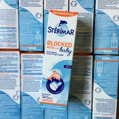 Xịt Muối Biển Kháng Viêm Sterimar Cá Heo Cam Pháp 2 Xit Muoi Bien Sterimar Khang Viem 1