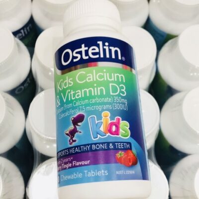 Calcium Và Vitamin D3 Ostelin Kids Cho Bé Từ 2-13 Tuổi Của 90 Viên, Hàng Úc 2 Ostelin 3