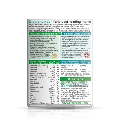 Pregnacare Breast-Feeding Của Anh - Vitamin Tổng Hợp Cho Phụ Nữ Sau Sinh 2 Pregnacare Breast Feeding 1