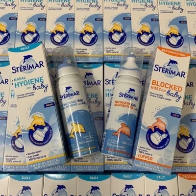 Nước Muối Sinh Lý Xịt Mũi Cá Heo Màu Vàng Stérimar Pháp 1 Nước Muối Sinh Lý Xịt Mũi Cá Heo Màu Vàng Stérimar Pháp