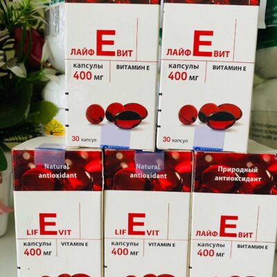 Viên Uống Vitamin E Sanofi 400mg Đỏ Của Nga