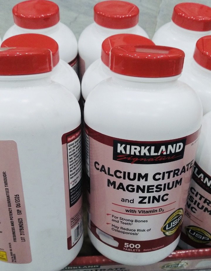 Viên Uống Hỗ Trợ Xương Khớp Kirkland Calcium Citrate Magnesium And Zinc 500 Viên Của Mỹ - Mẫu Mới 9 Z5503601259009 0E8479E095C4E5B984Db3Cb6D6658Efe