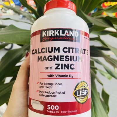 Viên Uống Hỗ Trợ Xương Khớp Kirkland Calcium Citrate Magnesium And Zinc 500 Viên Của Mỹ - Mẫu Mới 1 Z5503601791422 7905952193E6A5Cecb652F721Dfa0152